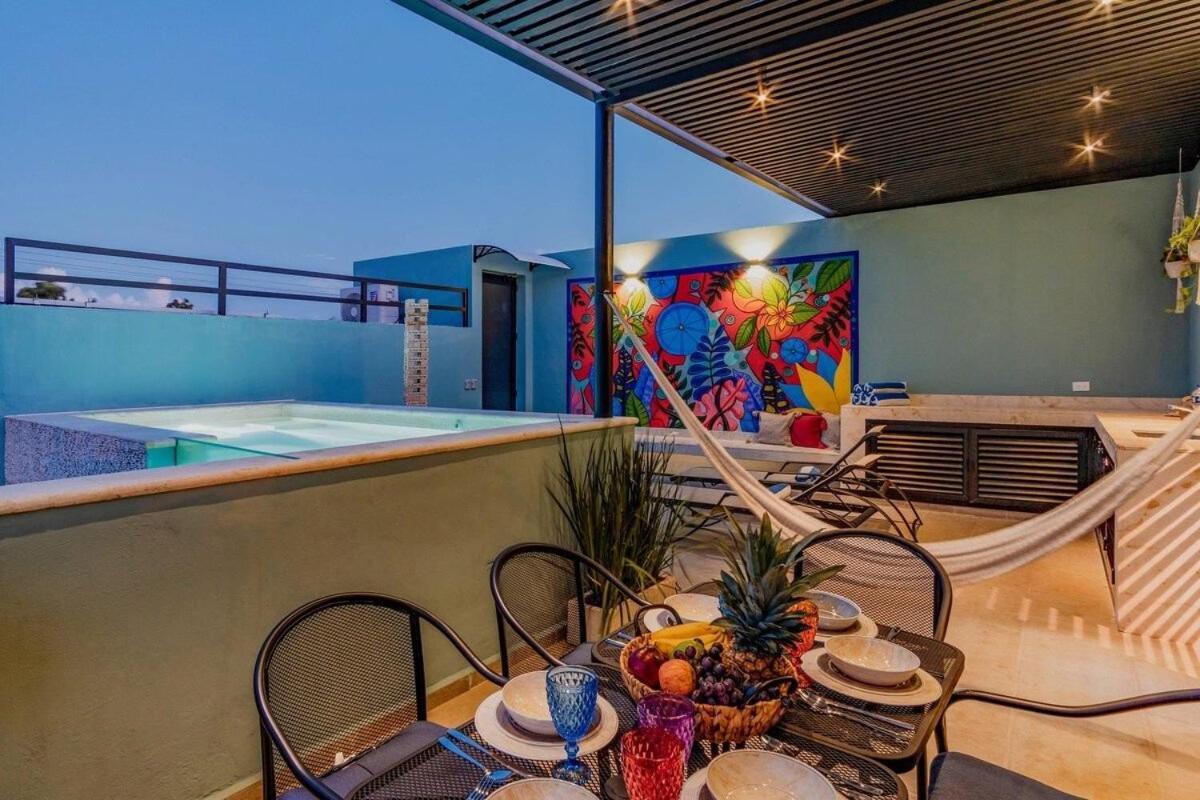 Rincon Del Cielo Rooftop With Glass Walled Pool Mérida Buitenkant foto
