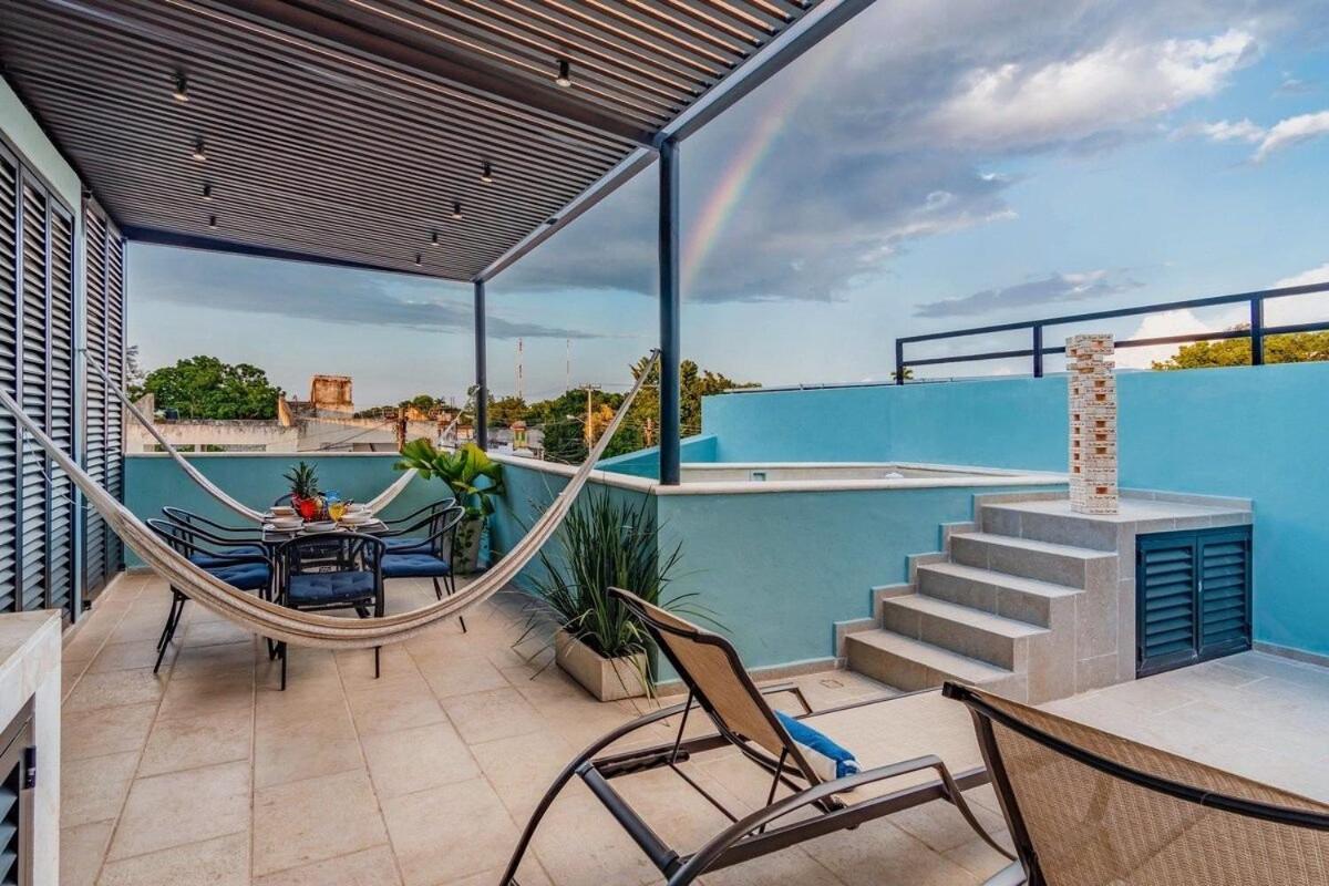 Rincon Del Cielo Rooftop With Glass Walled Pool Mérida Buitenkant foto